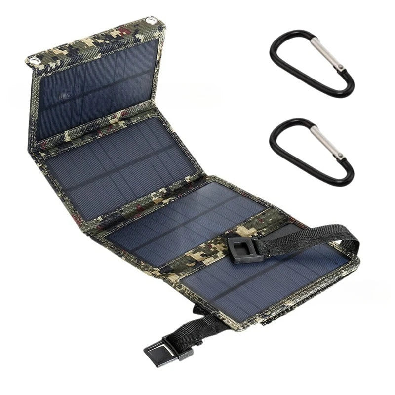 Vikbar solcellsladdare 100W